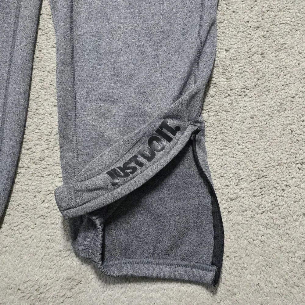 Nike Therma-FIT Womens Large Hoodie & Sweatpants Set Heathered Gray